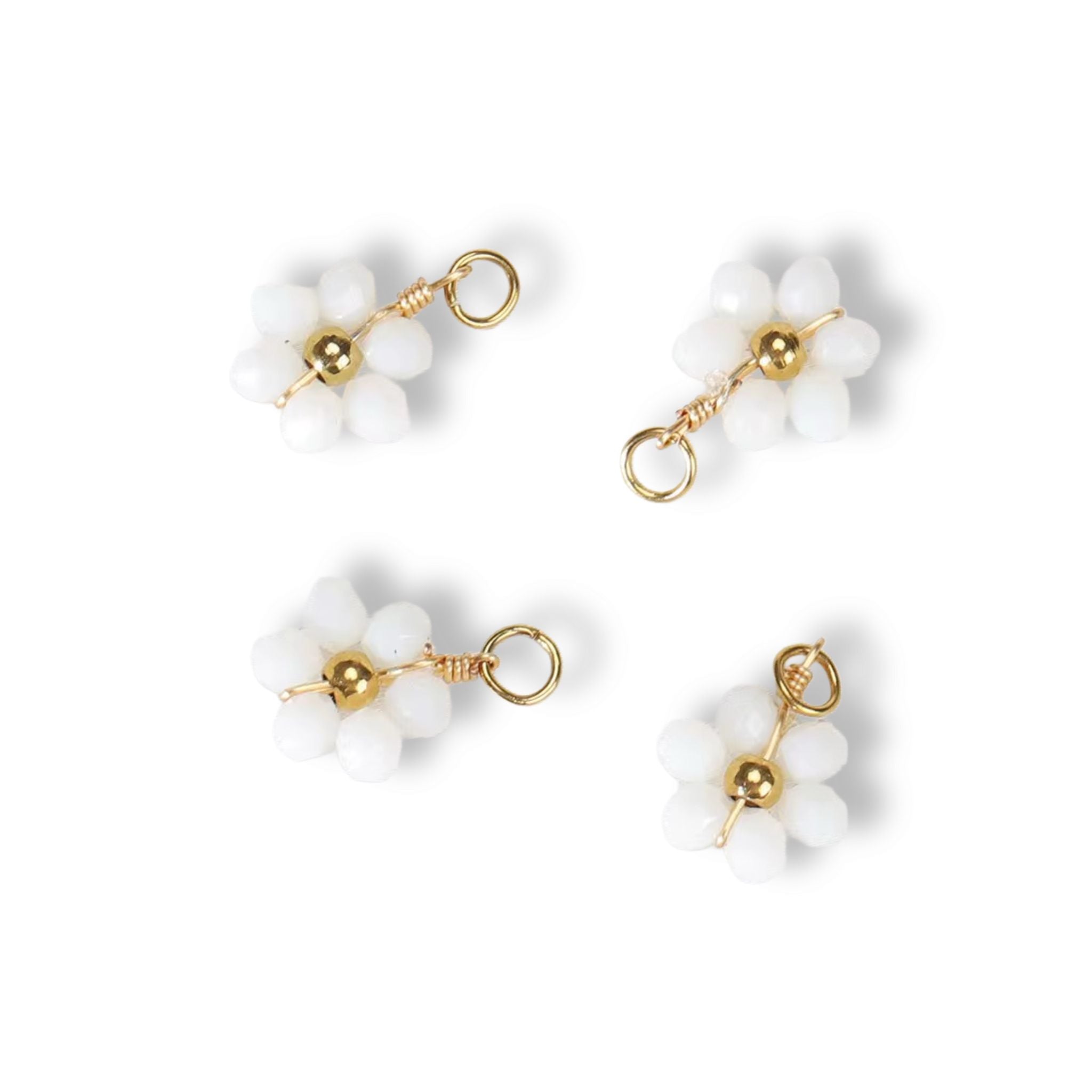 CUTE WHITE FLOWER CHARM